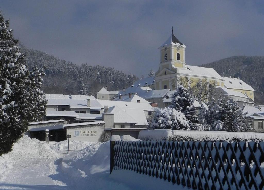 Gasthof Gruener Baum Кірхберг-на-Векселі Екстер'єр фото